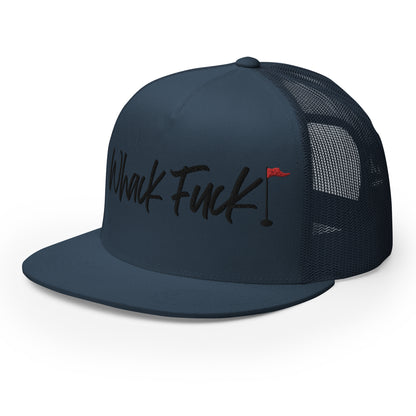 Whack Fuck Trucker Cap Black