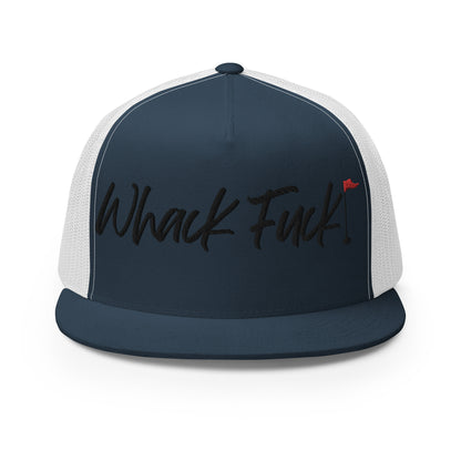 Whack Fuck Trucker Cap Black