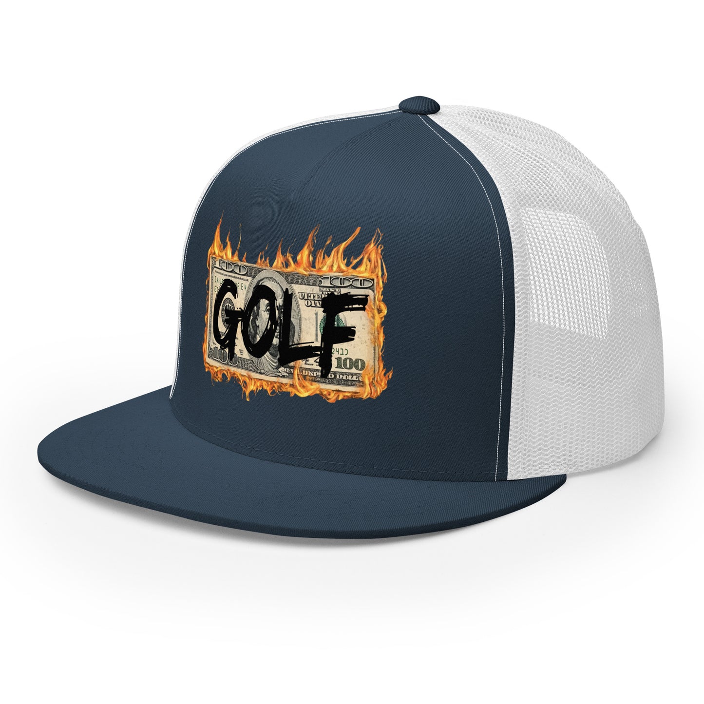 Burning Cash Trucker Cap