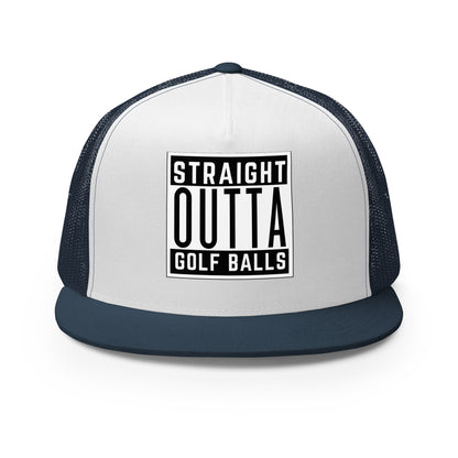 Straight Outta Golf Balls Trucker Cap