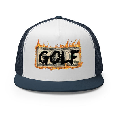 Burning Cash Trucker Cap