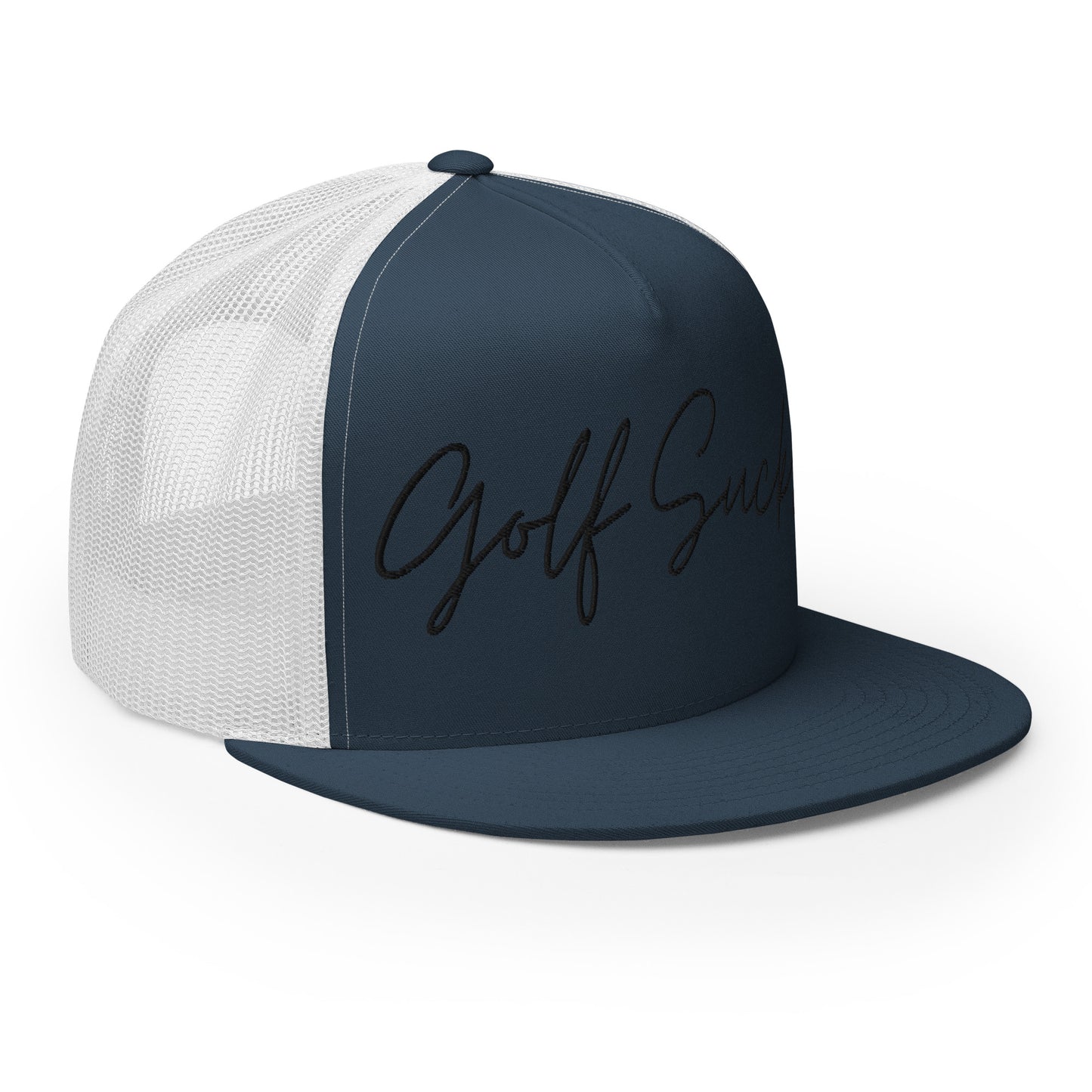 Golf Sucks Trucker Cap Black