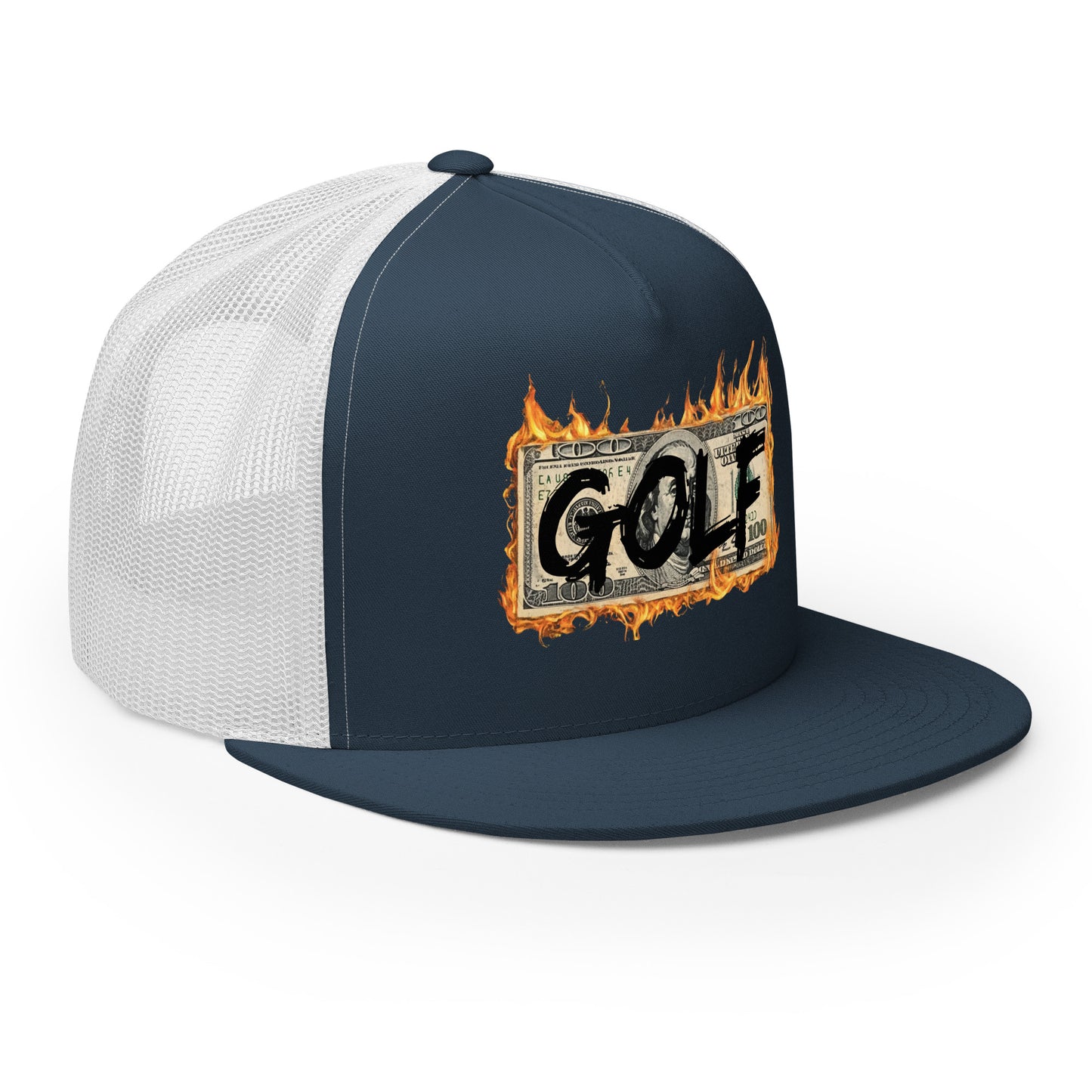 Burning Cash Trucker Cap