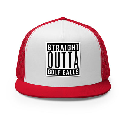 Straight Outta Golf Balls Trucker Cap