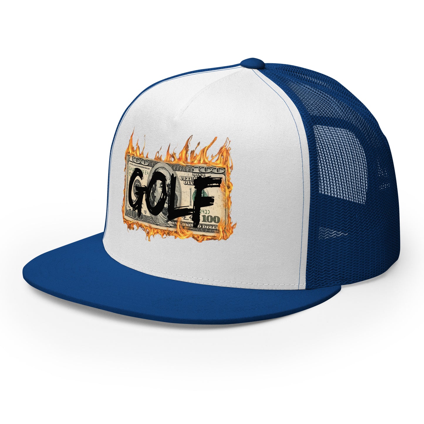 Burning Cash Trucker Cap