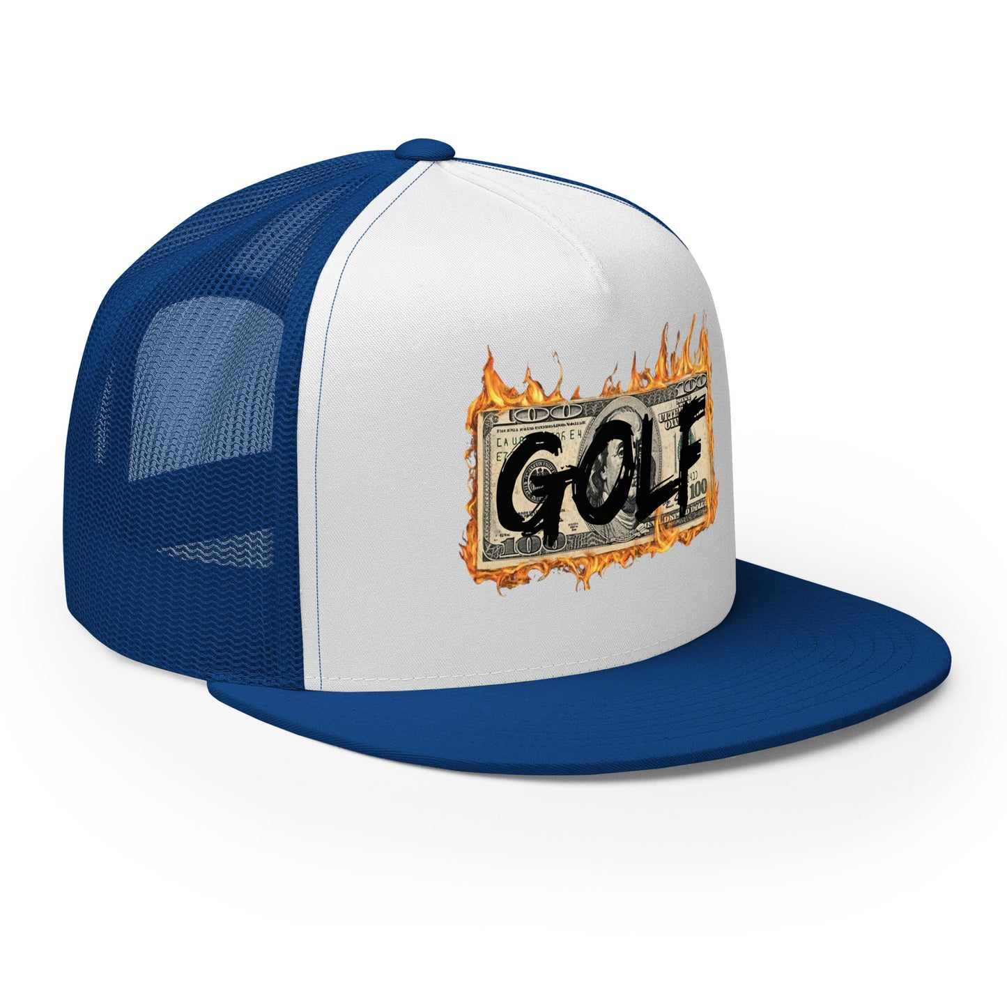 Burning Cash Trucker Cap