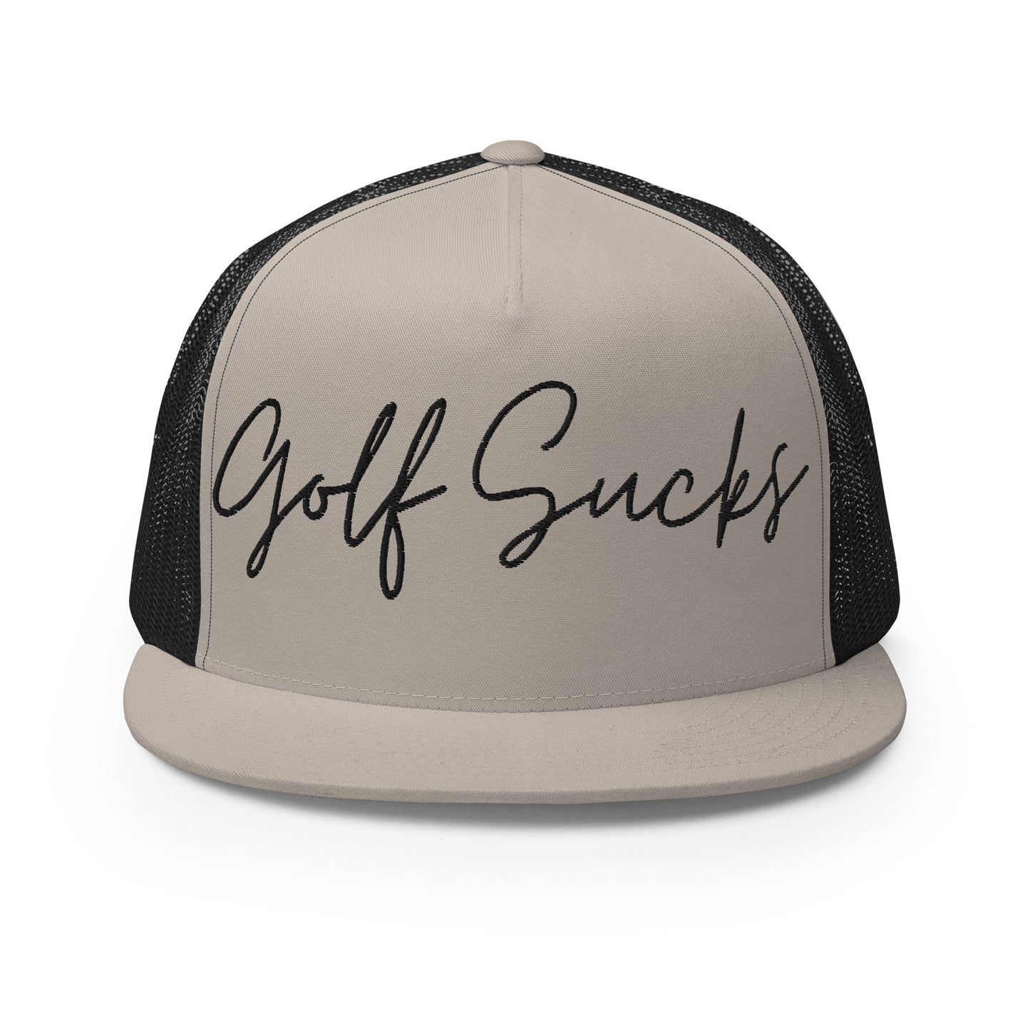 Golf Sucks Trucker Cap Black