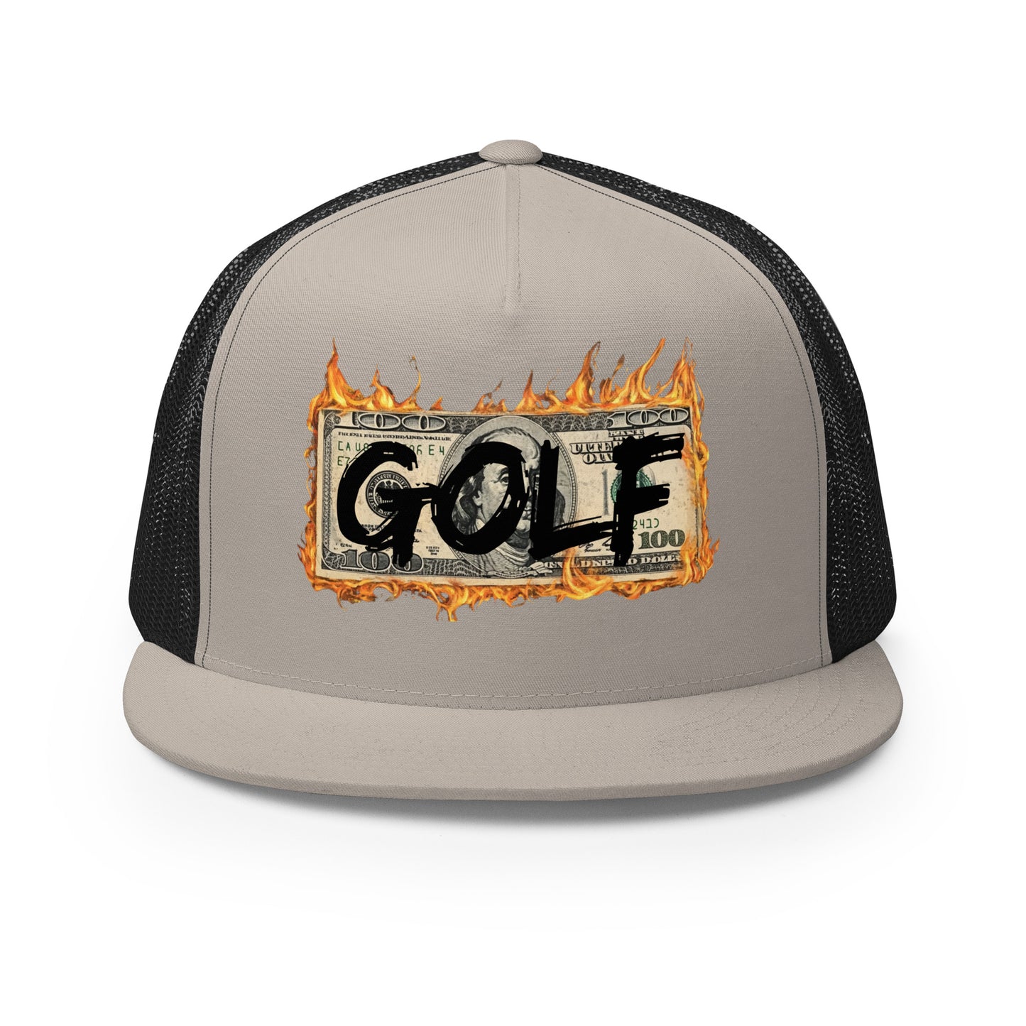 Burning Cash Trucker Cap