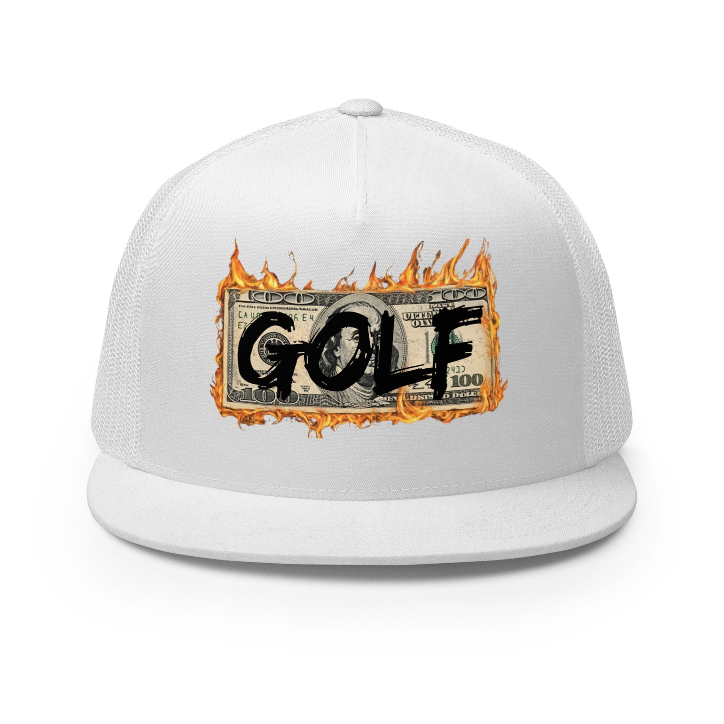 Burning Cash Trucker Cap