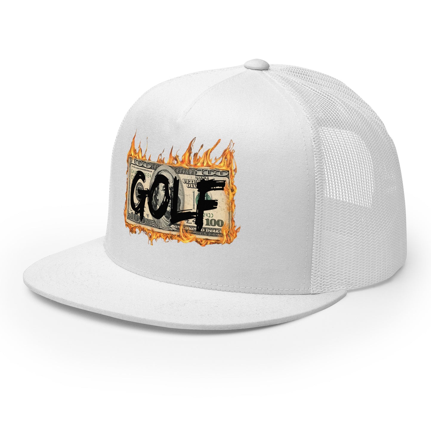 Burning Cash Trucker Cap