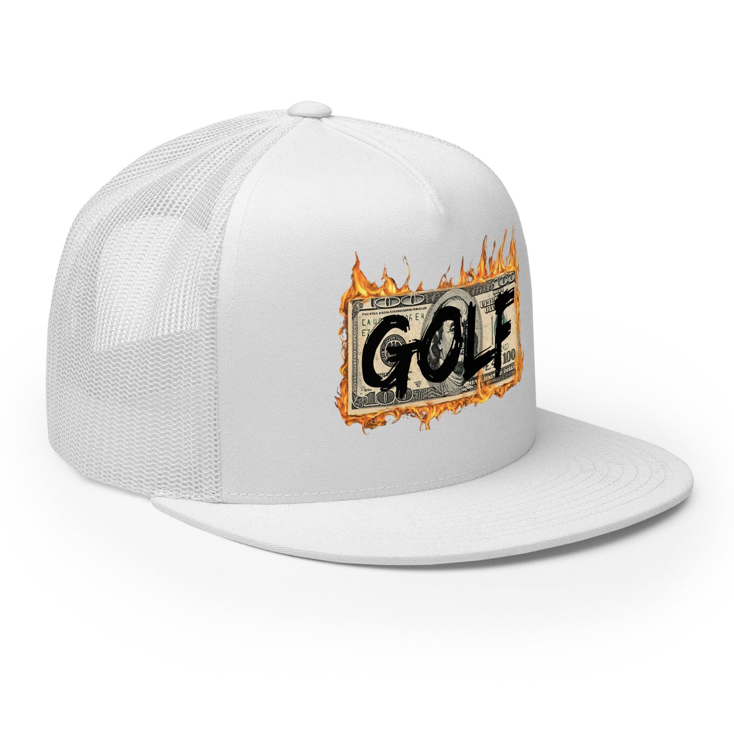 Burning Cash Trucker Cap