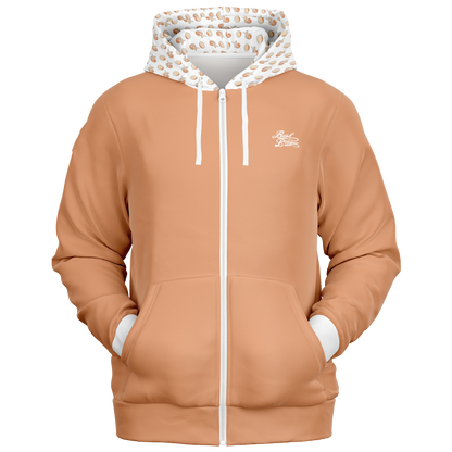 Orange Cocktail Hood Full Zip