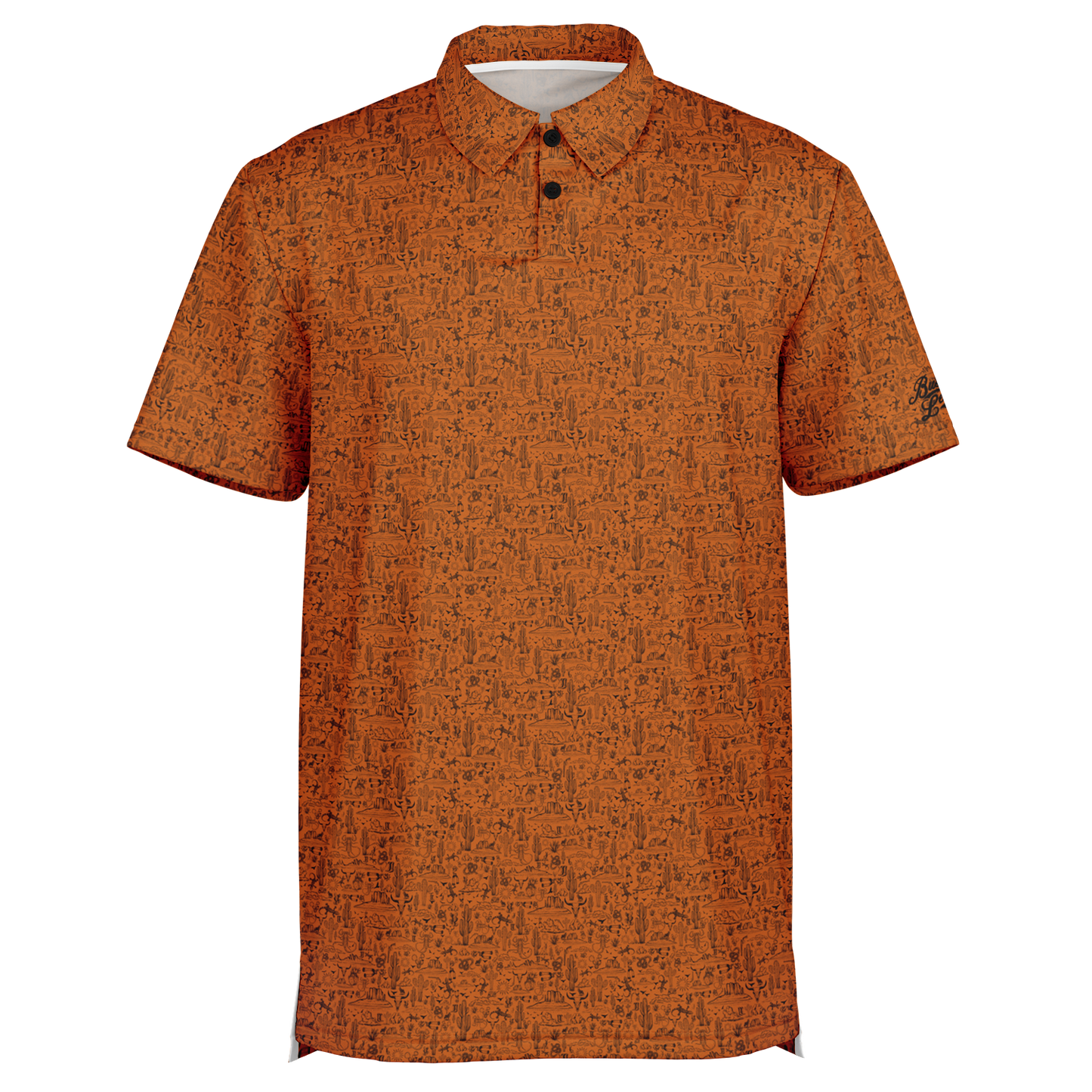 The Desert Golf Polo - Burnt Orange