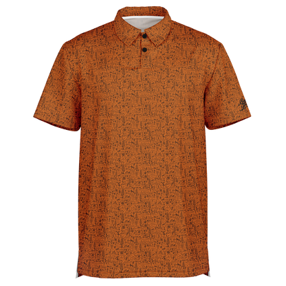 The Desert Golf Polo - Burnt Orange