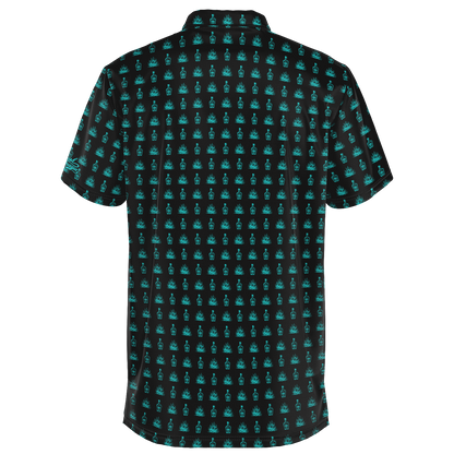 Tequila Golf Polo - Black / Teal