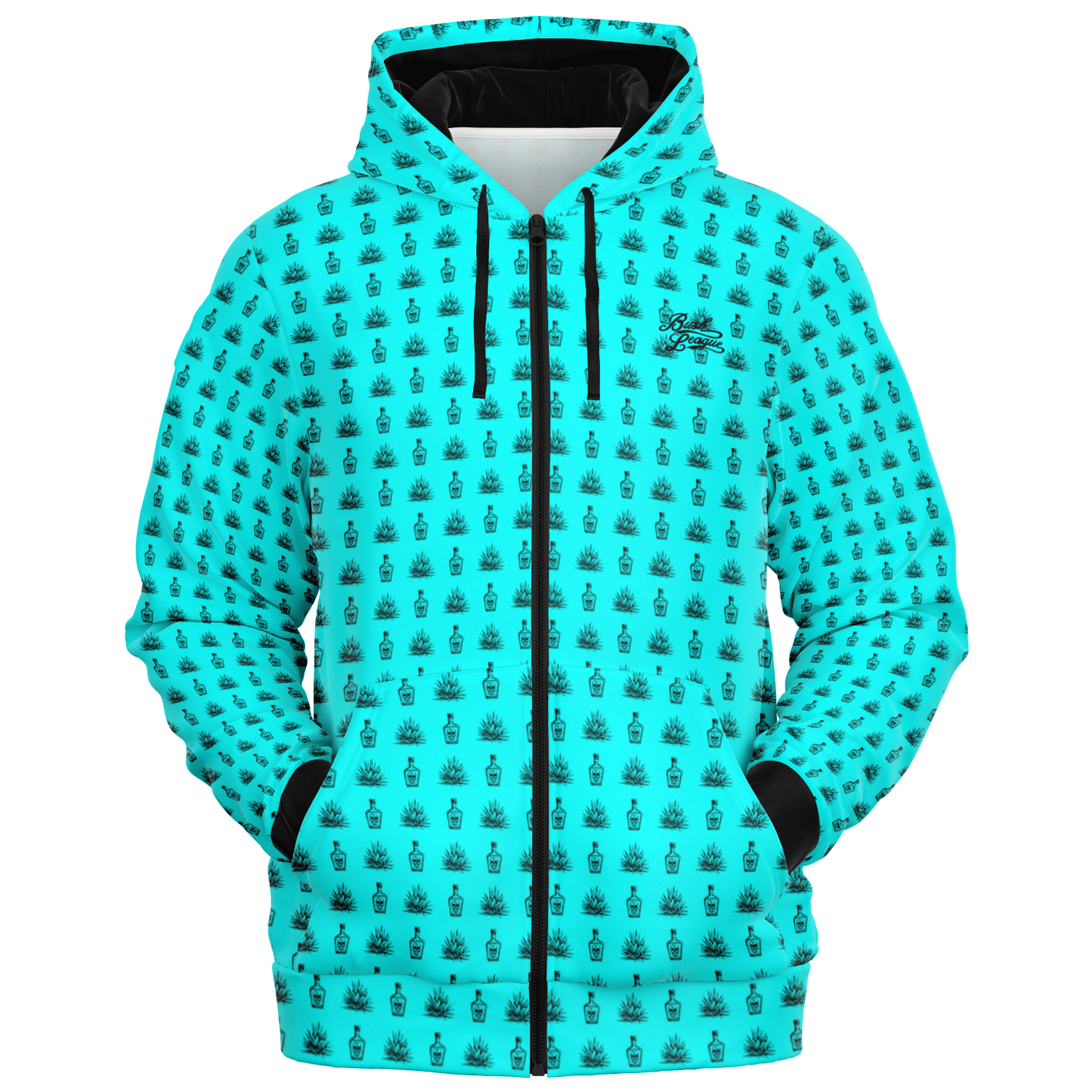 Tequila Full Zip - Teal / Black