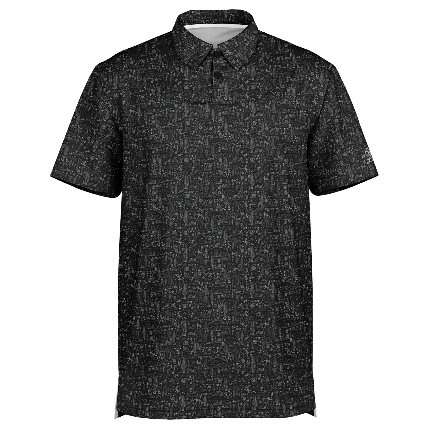 The Desert Polo - Black Grey