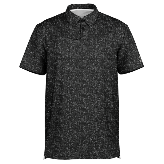 The Desert Polo - Black Grey