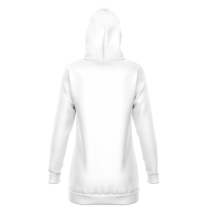 The Desert Athletic Longline Hoodie - Solid White