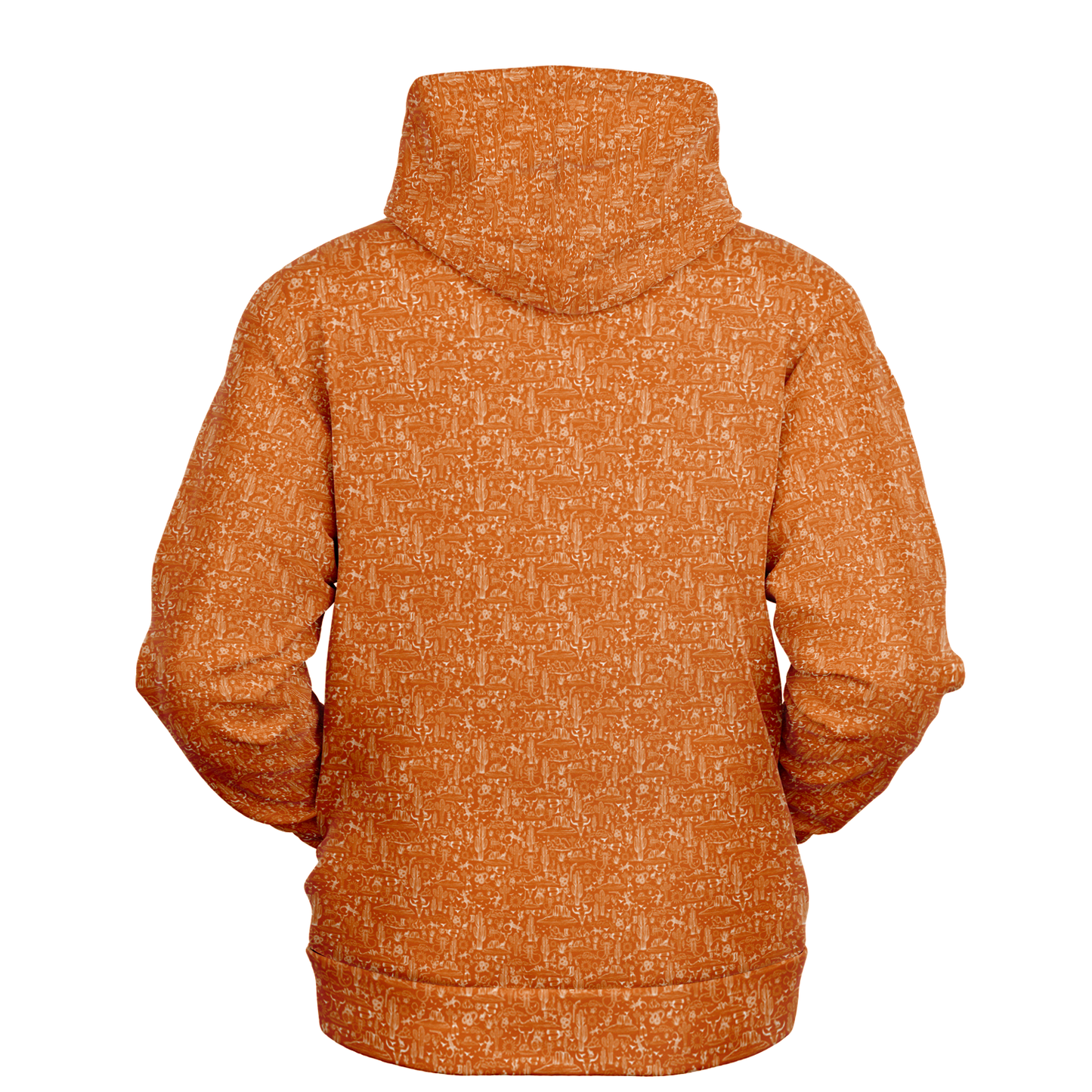 The Desert Athletic Hoodie - Orange White