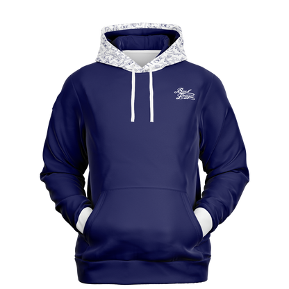 Dropping Bombs Hoodie - Blue / White