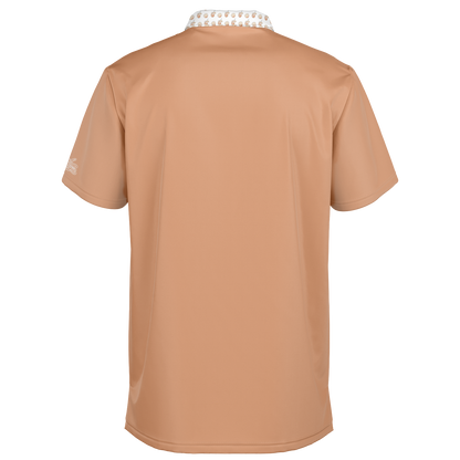 Orange Cocktail Polo Shirt - Solid