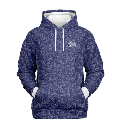 The Desert Athletic Hoodie - Blue White