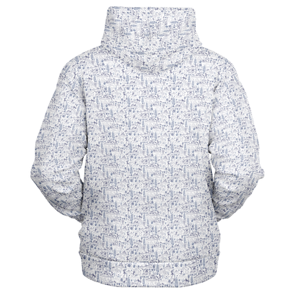 The Desert Full Zip Athletic Hoodie - White