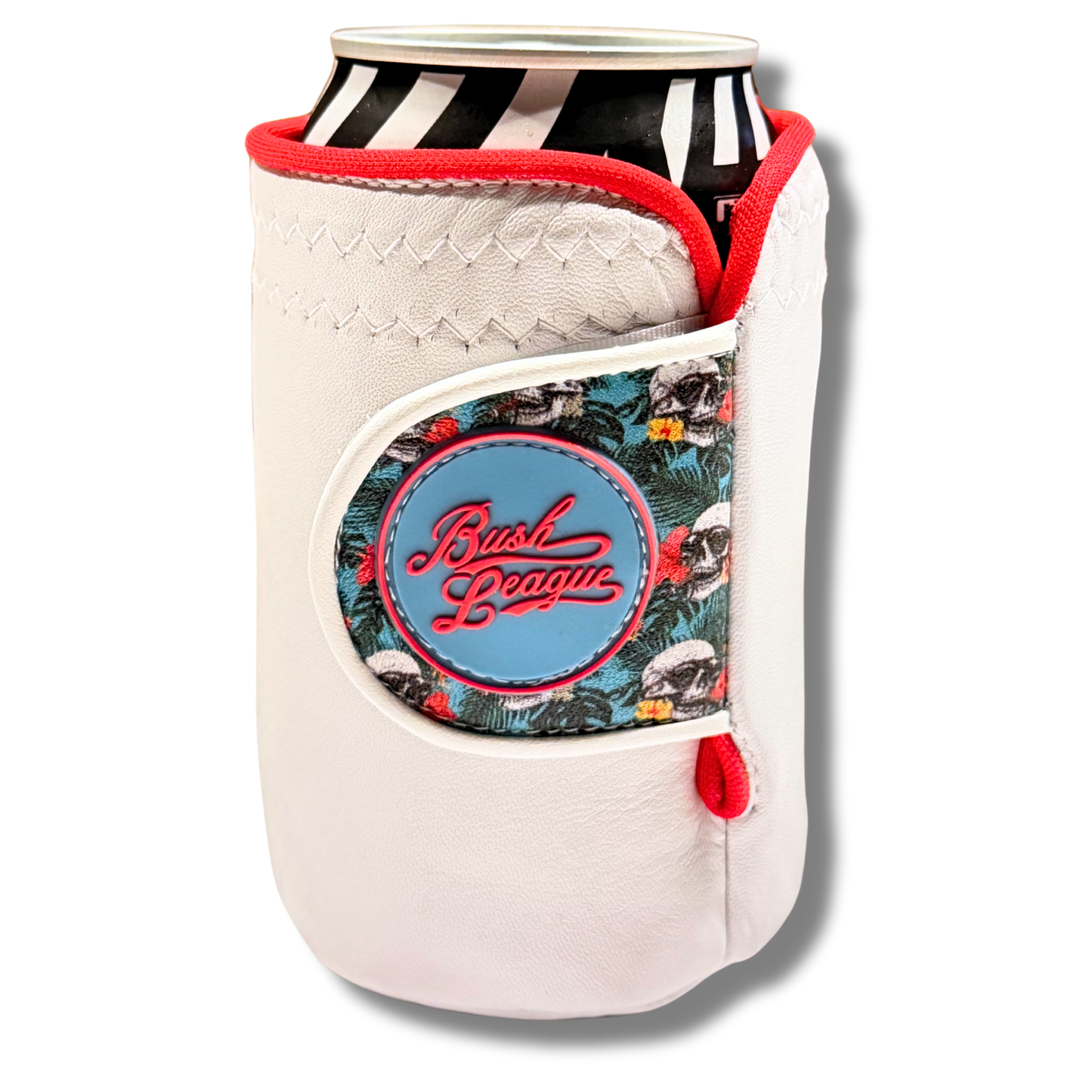 Smokin Skulls Beer Glove - Leather Can Cooler