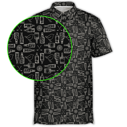 Birdie Bottle Golf Polo - Front