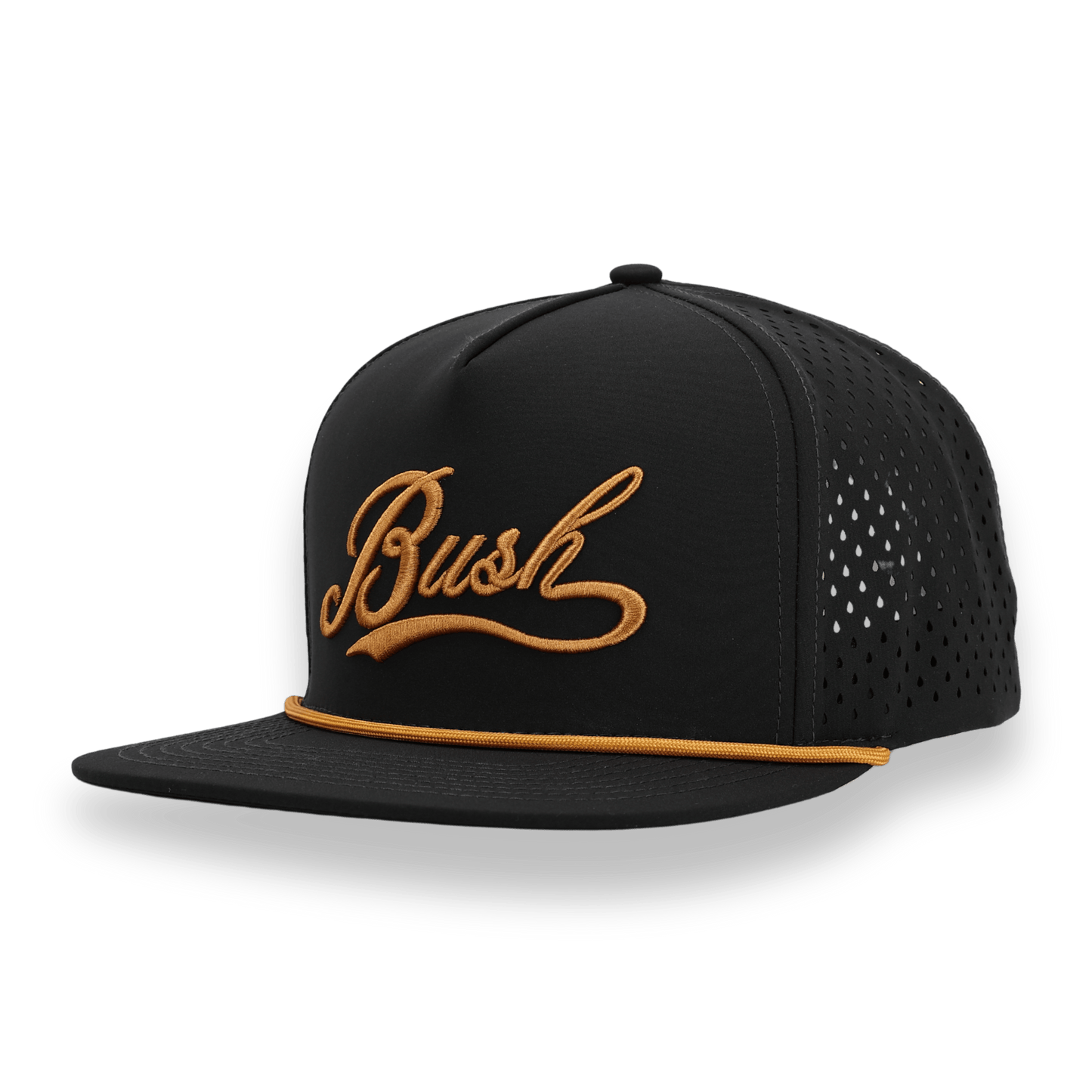 Bush Flat Bill Hat - Black Copper