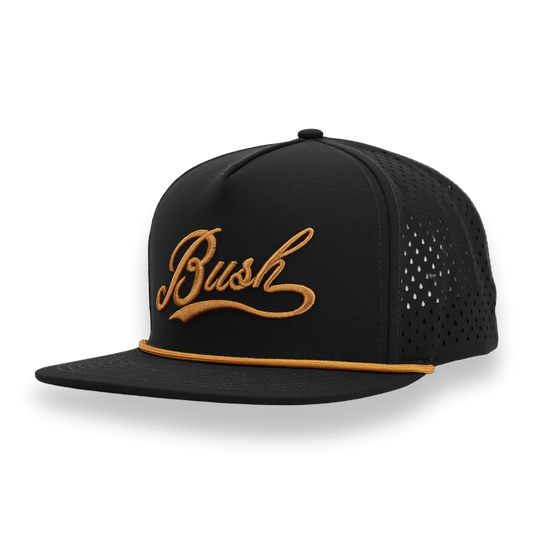Bush Flat Bill Hat - Black Copper