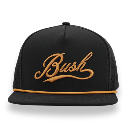Bush Flat Bill Hat - Black Copper