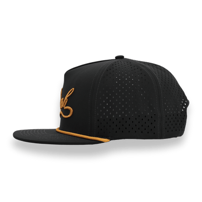 Bush Flat Bill Hat - Black Copper