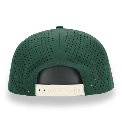 Bush Flat Bill Hat - Green / White