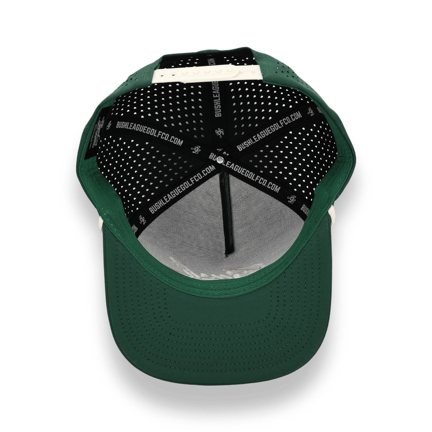 Bush Flat Bill Hat - Green / White