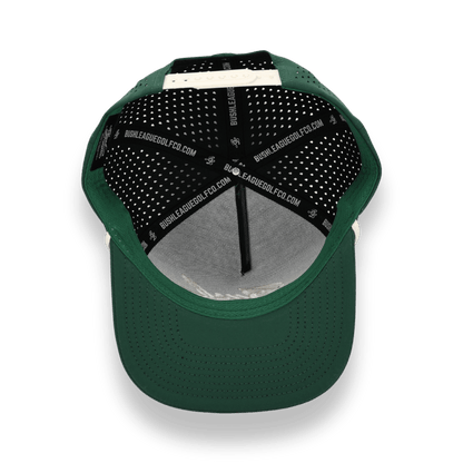 Bush Flat Bill Hat - Green / White