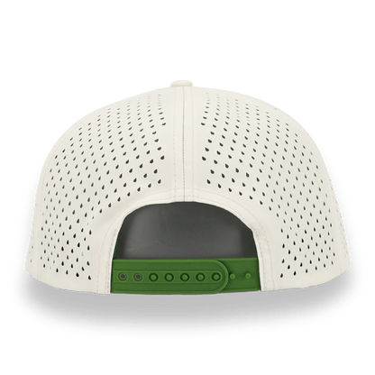 Bush Flat Bill Hat - White / Green