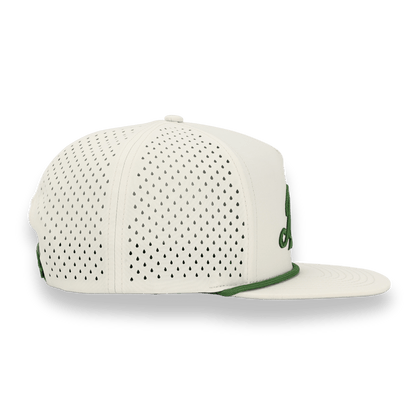 Bush Flat Bill Hat - White / Green