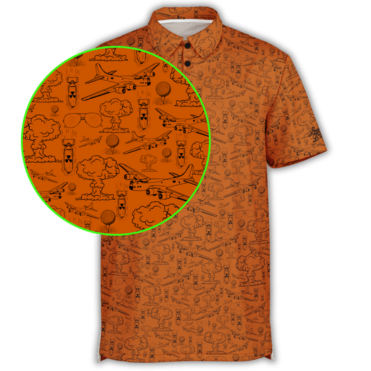 Dropping Bombs Polo - Burnt Orange