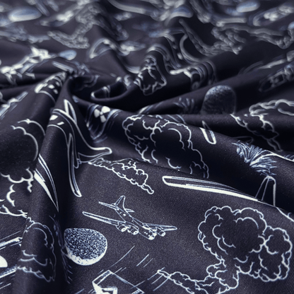 Dropping Bombs Golf Polo - Navy