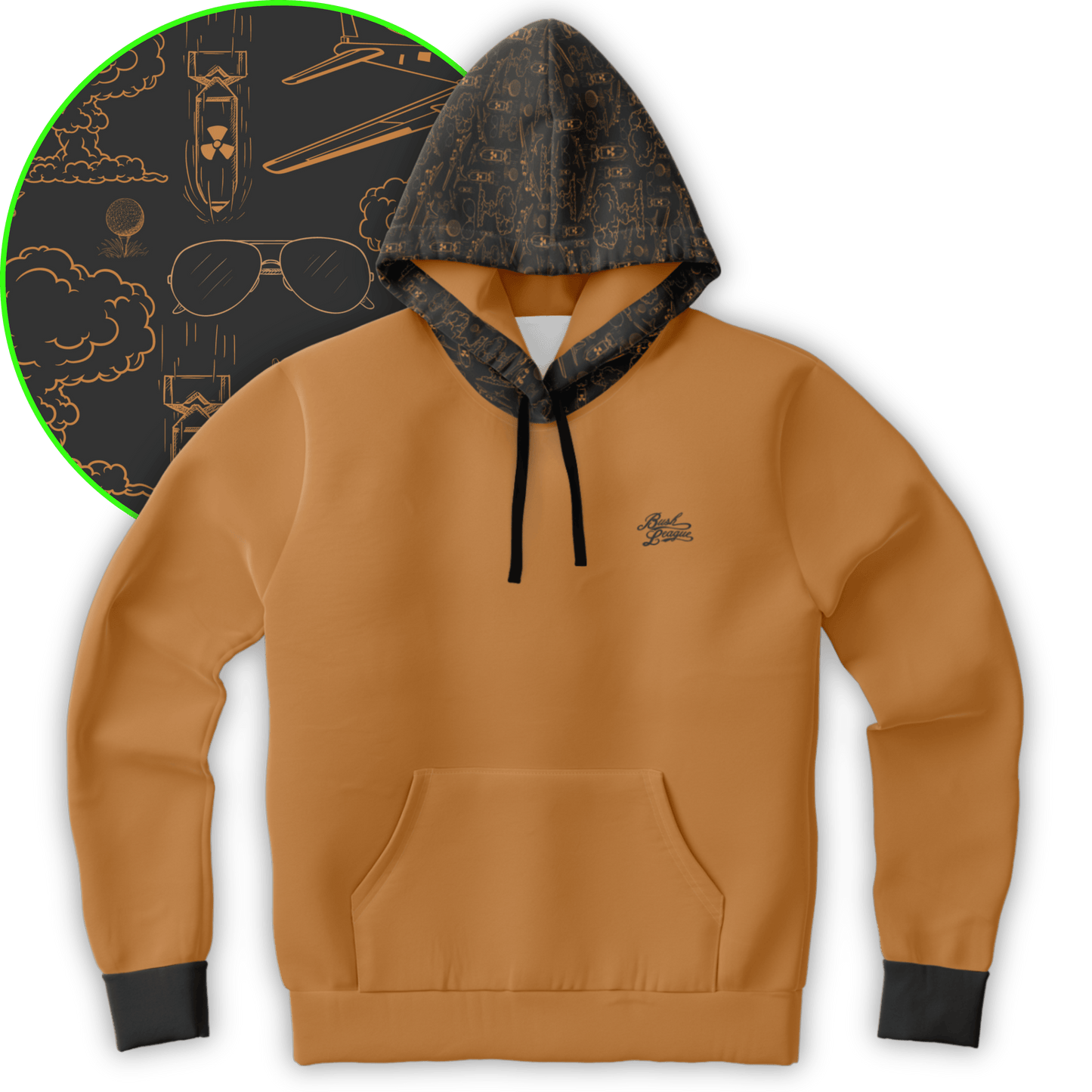 Dropping Bombs Hoodie - Copper