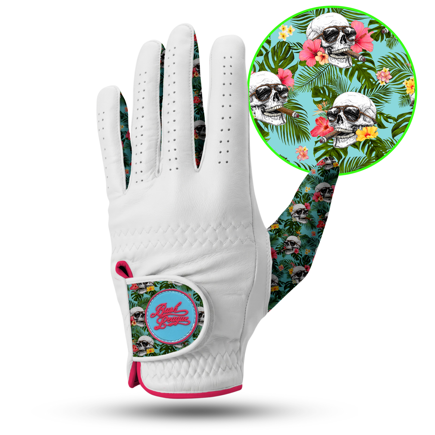 Smokin Skulls Golf Glove