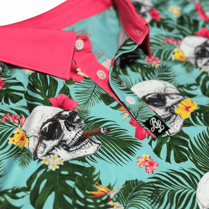 Smokin Skulls Golf Polo