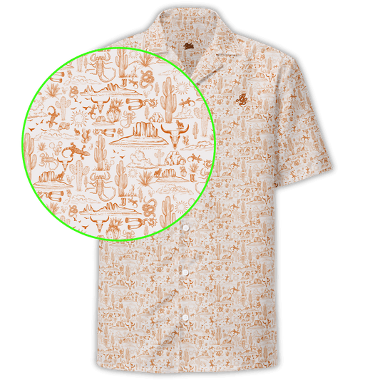 The Desert Button Up - Orange