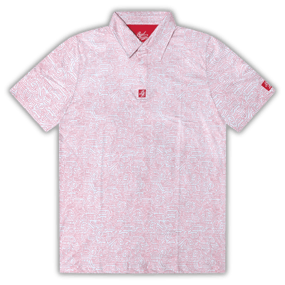 Men's Golf Shirt Flat Lay