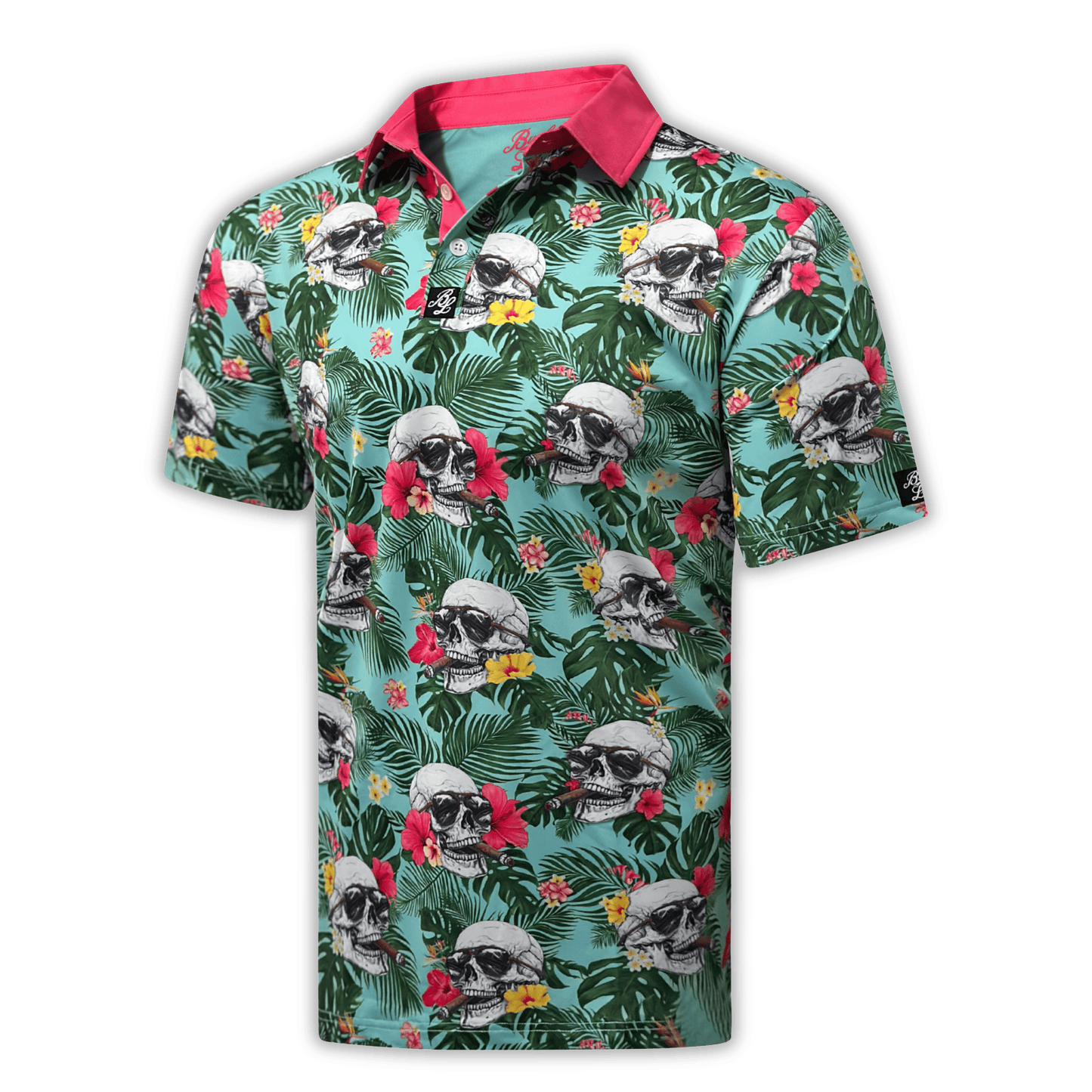 Smokin Skulls Golf Polo