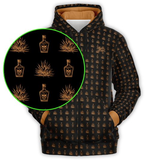 Tequila Full Zip - Black / Copper