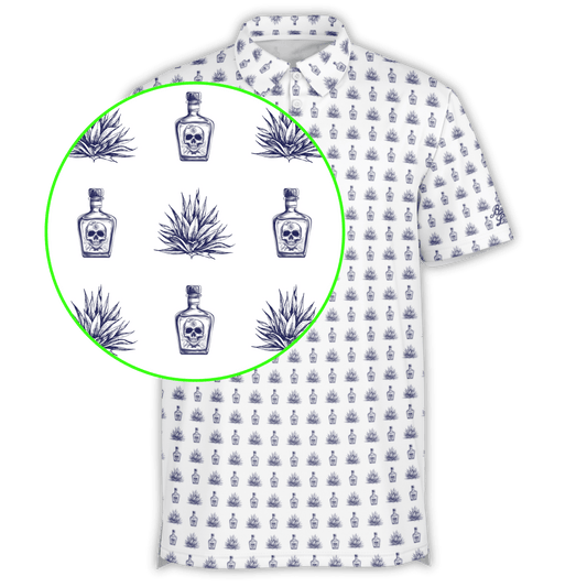 Tequila Polo - White / Blue