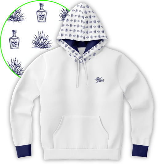 Tequila Hoodie - White / Blue